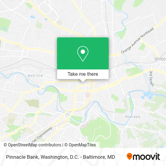 Pinnacle Bank map