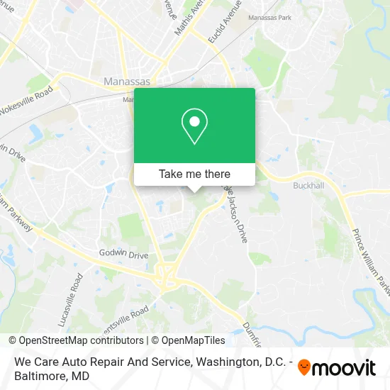 We Care Auto Repair And Service map