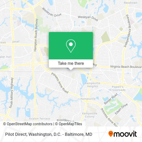 Pilot Direct map