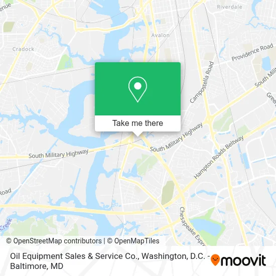 Oil Equipment Sales & Service Co. map