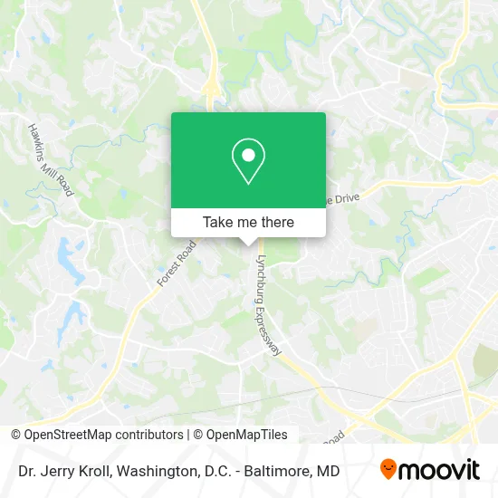 Dr. Jerry Kroll map