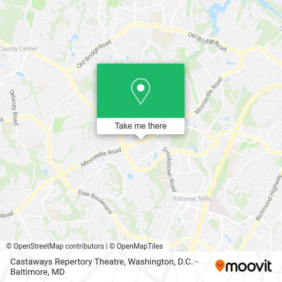 Castaways Repertory Theatre map