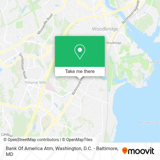 Bank Of America Atm map