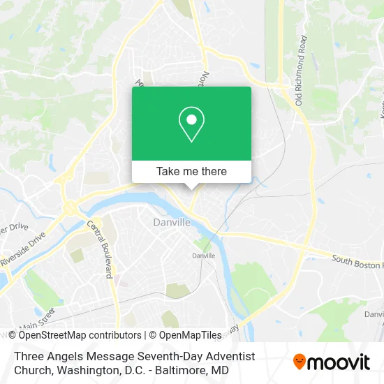 Three Angels Message Seventh-Day Adventist Church map