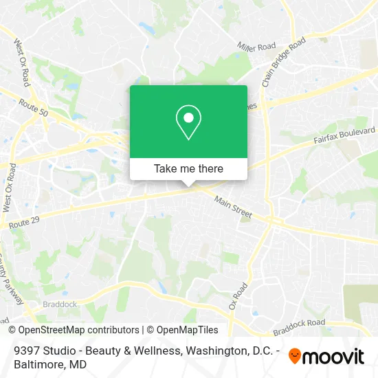 9397 Studio - Beauty & Wellness map