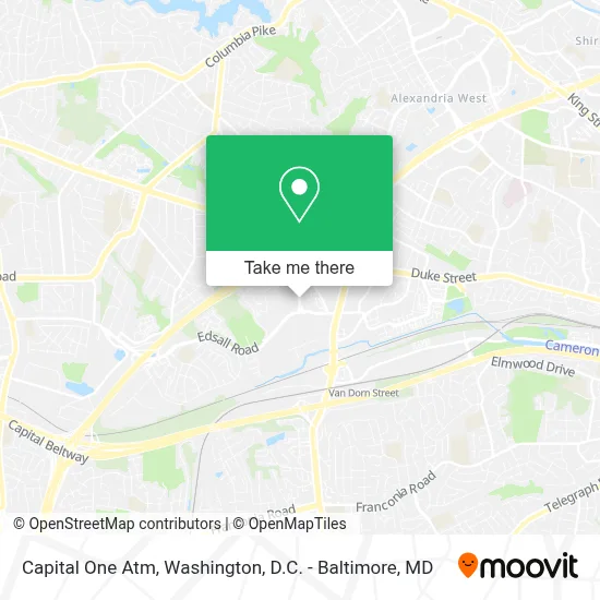 Capital One Atm map