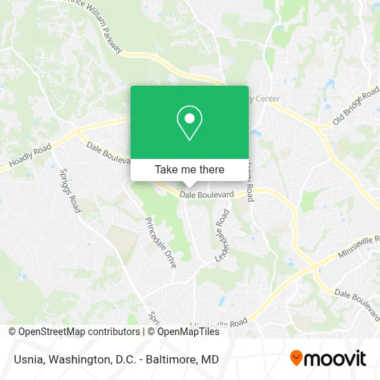 Usnia map
