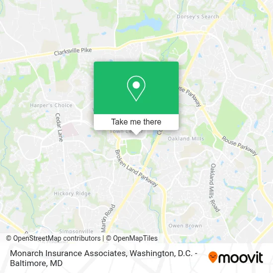 Monarch Insurance Associates map