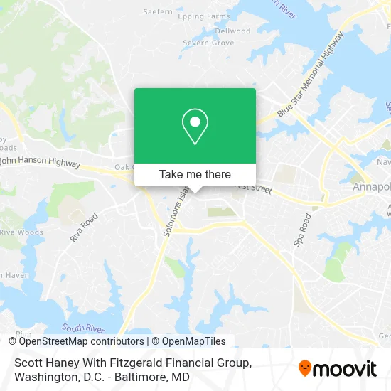 Scott Haney With Fitzgerald Financial Group map