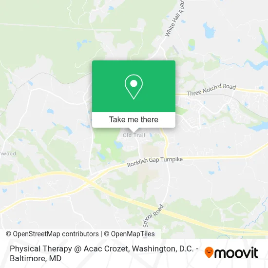 Physical Therapy @ Acac Crozet map