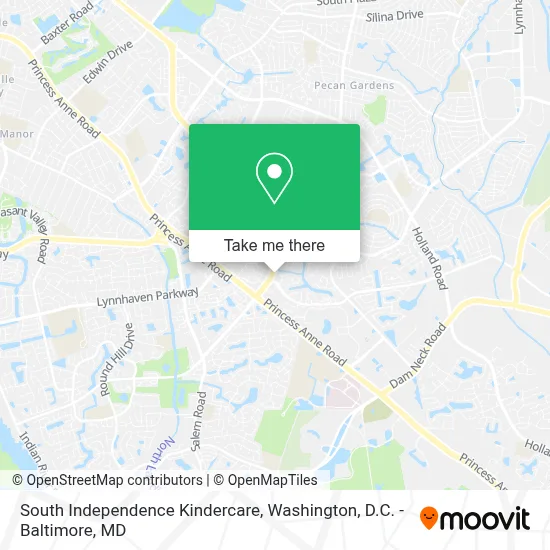 South Independence Kindercare map