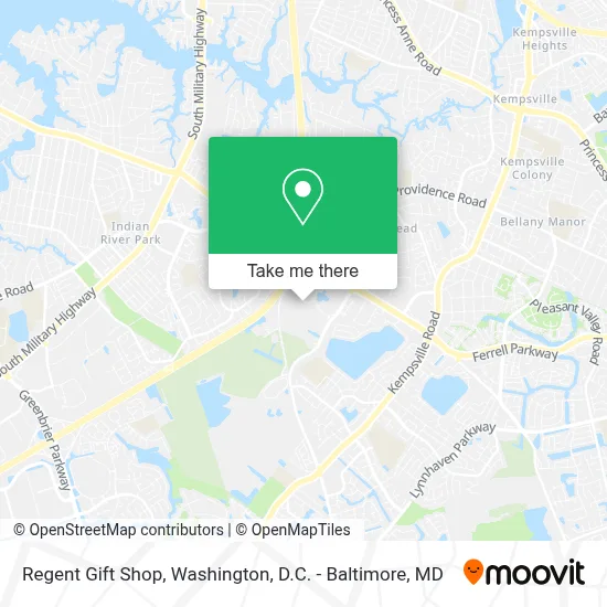 Regent Gift Shop map