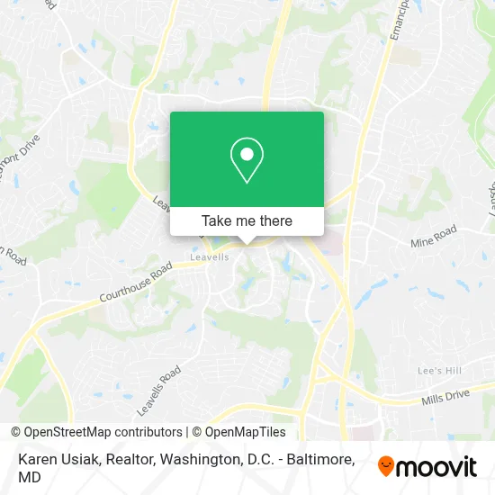 Karen Usiak, Realtor map