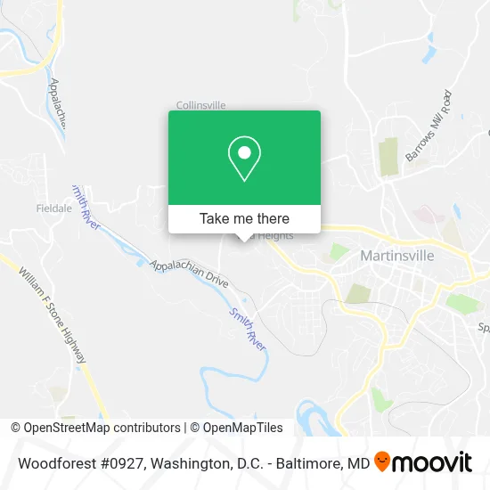 Woodforest #0927 map