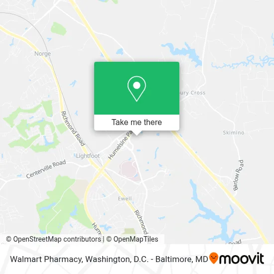 Walmart Pharmacy map