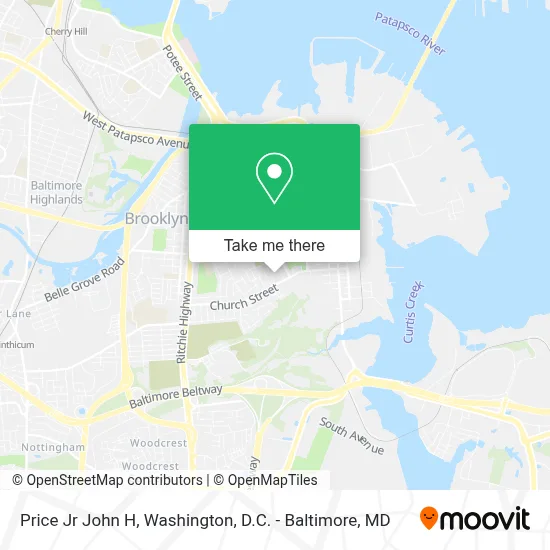 Price Jr John H map