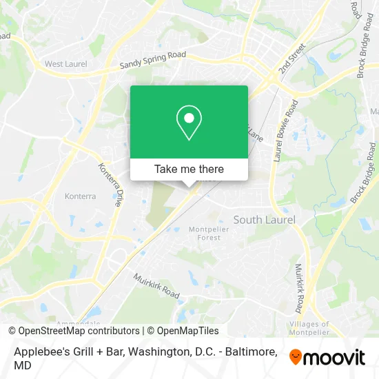 Applebee's Grill + Bar map