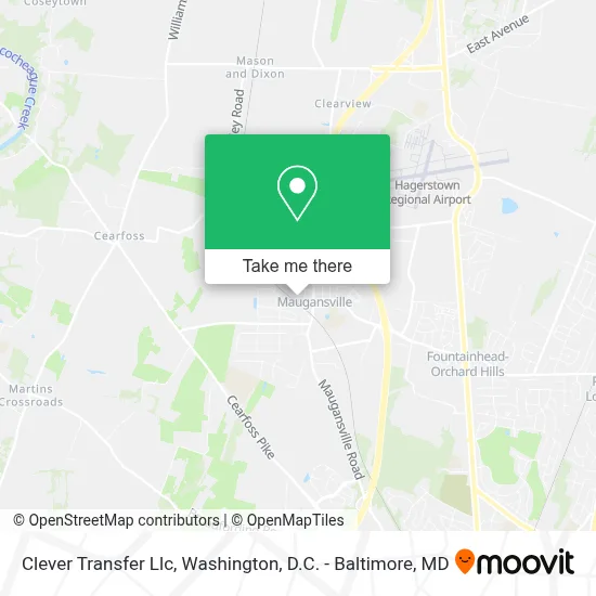 Clever Transfer Llc map