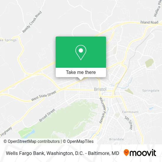 Wells Fargo Bank map