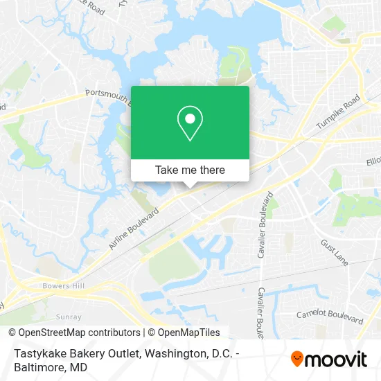 Tastykake Bakery Outlet map