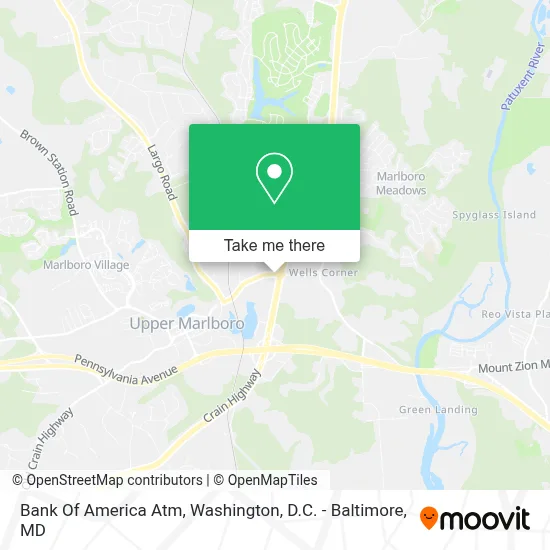 Bank Of America Atm map