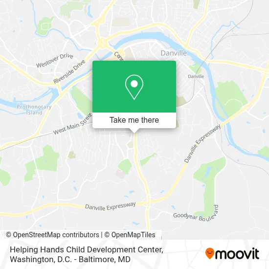 Helping Hands Child Development Center map