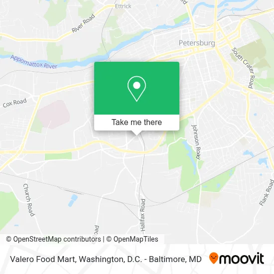 Valero Food Mart map