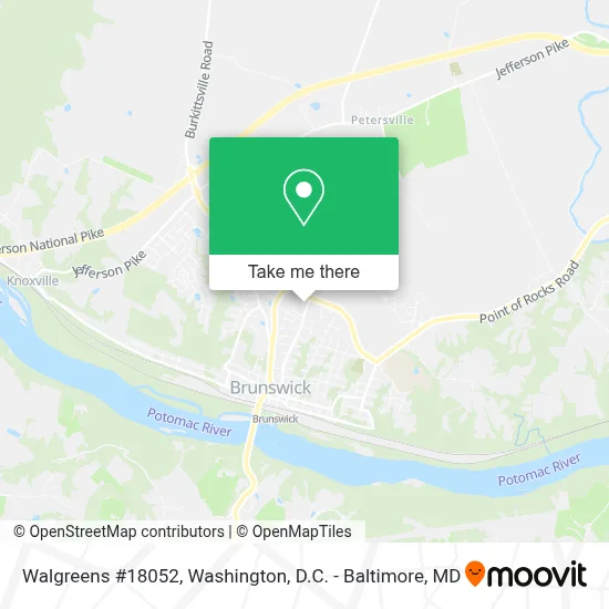 Walgreens #18052 map