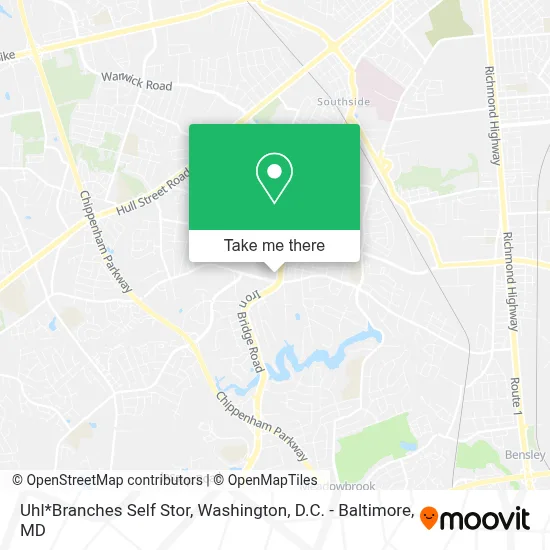 Uhl*Branches Self Stor map