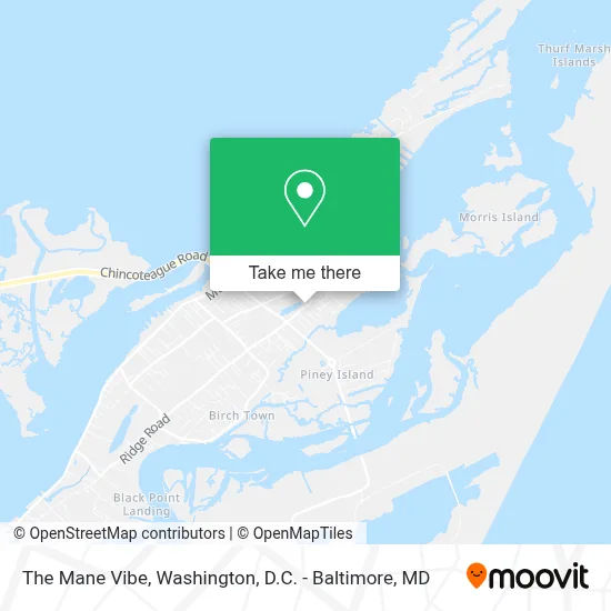 The Mane Vibe map