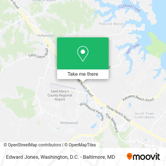 Edward Jones map