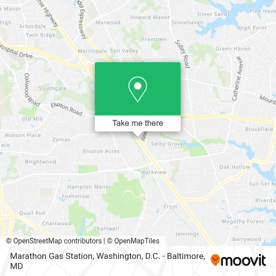 Marathon Gas Station map