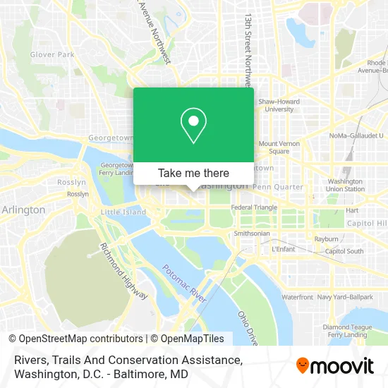 Rivers, Trails And Conservation Assistance map