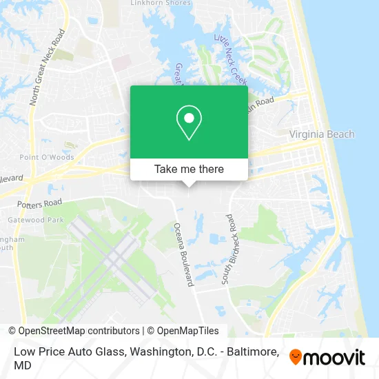 Low Price Auto Glass map