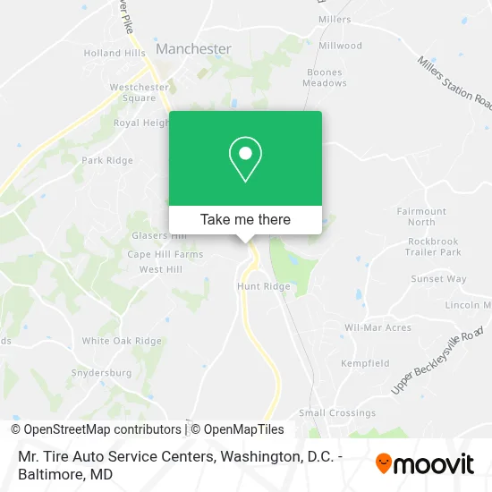 Mr. Tire Auto Service Centers map
