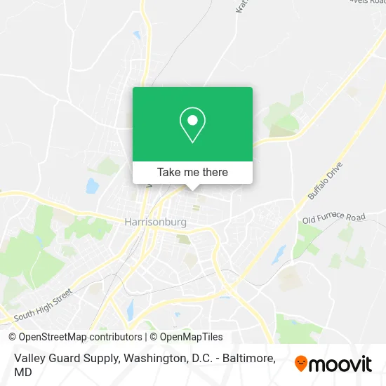 Valley Guard Supply map
