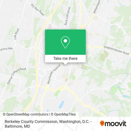 Berkeley County Commission map