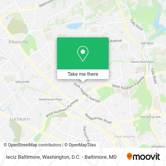Ieciz Baltimore map