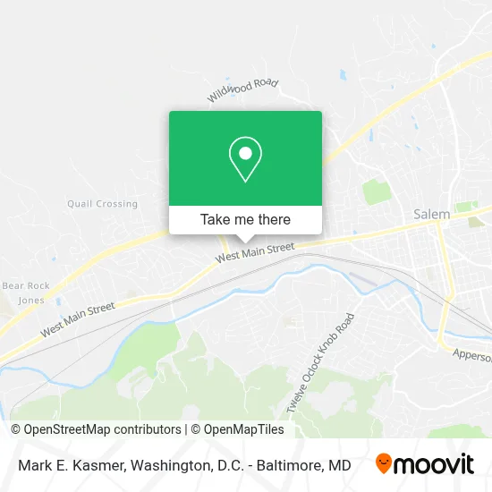 Mark E. Kasmer map