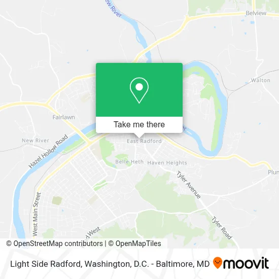 Light Side Radford map