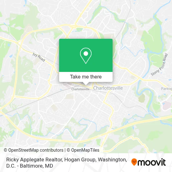 Ricky Applegate  Realtor, Hogan Group map