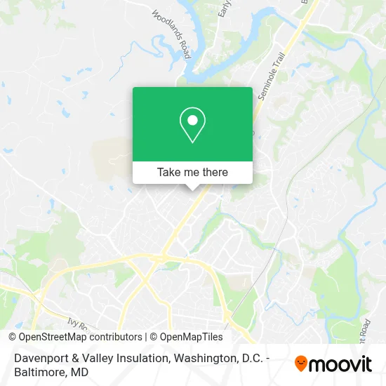 Davenport & Valley Insulation map