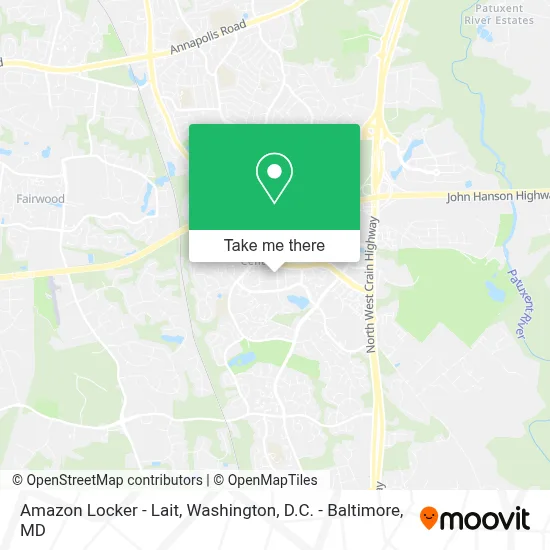 Amazon Locker - Lait map