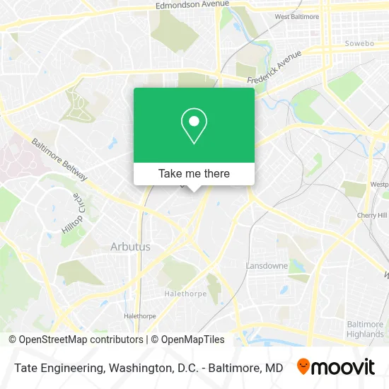 Tate Engineering map