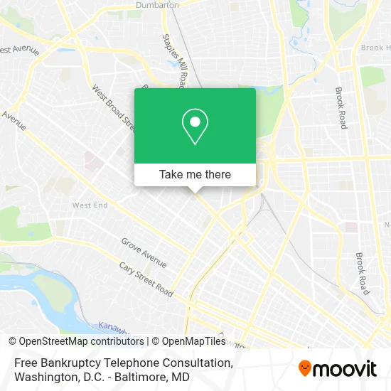 Free Bankruptcy Telephone Consultation map