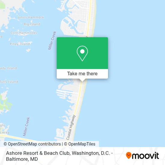 Ashore Resort & Beach Club map