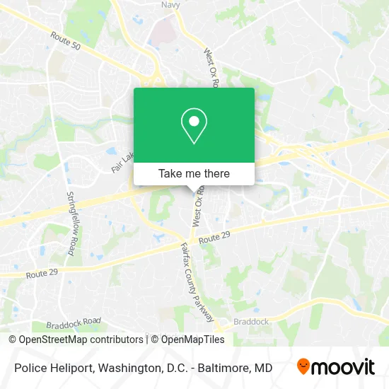 Police Heliport map