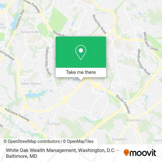 White Oak Wealth Management map