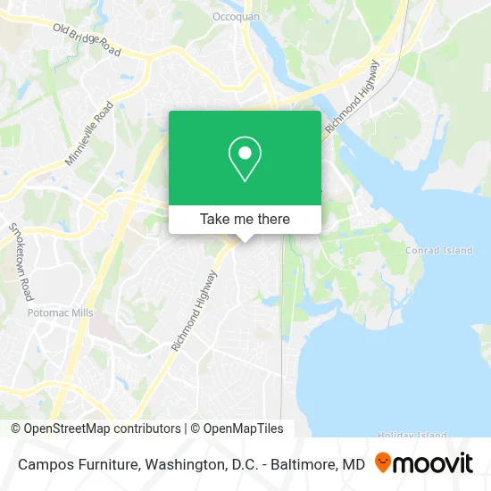 Campos Furniture map