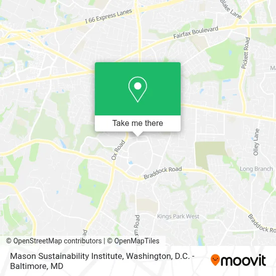 Mason Sustainability Institute map